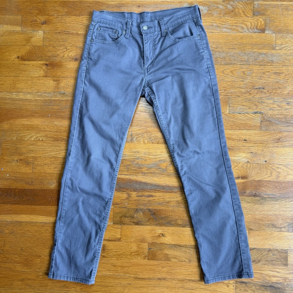 Levis 511 Mens Jeans Gray 30x30 Slim Fit Stretch Denim Zip Fly Fits 29x28.5
